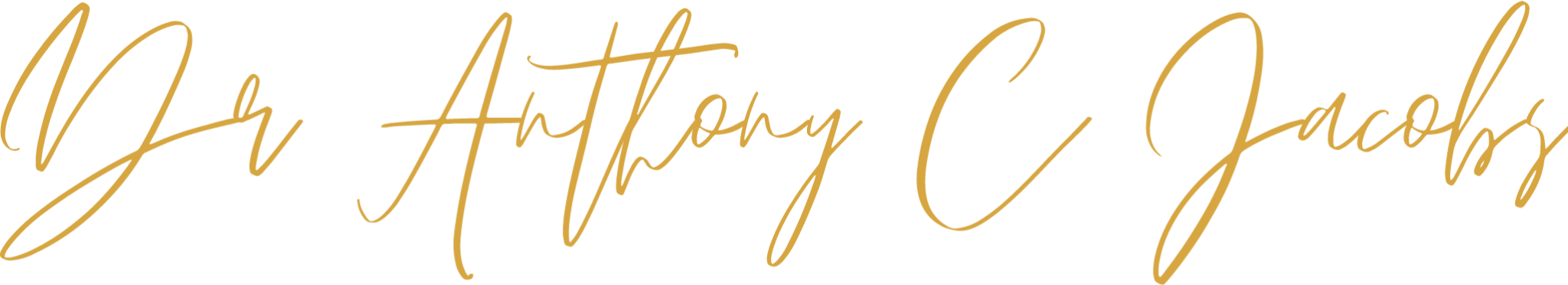 Dr Anthony Jacobs signature